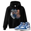 TeeVivo Hoodie Match Air Jordan 1 Retro High OG True Blue Gambling – Air Jordan 1 Hoodie, AJ1 Hoodie