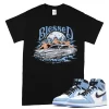 TeeVivo T-Shirt Match Air Jordan 1 Retro High OG University Blue Blessed – Air Jordan 1 Shirt, AJ1 Shirt