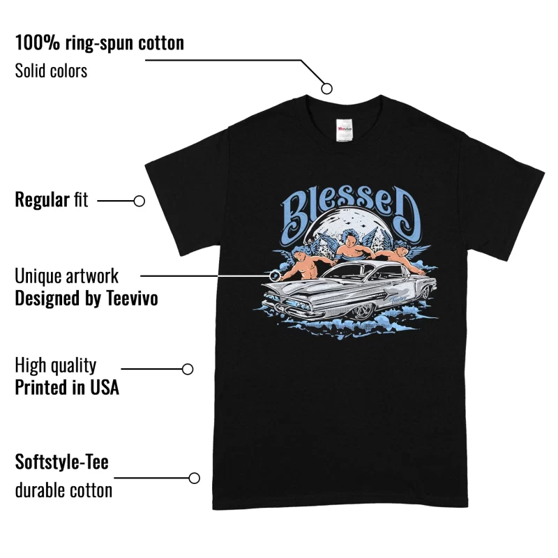 TeeVivo T-Shirt Match Air Jordan 1 Retro High OG University Blue Blessed – Air Jordan 1 Shirt, AJ1 Shirt