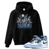 TeeVivo Hoodie Match Air Jordan 1 Retro High OG University Blue Burning the ground – Air Jordan 1 Hoodie, AJ1 Hoodie