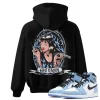 TeeVivo Hoodie Match Air Jordan 1 Retro High OG University Blue God Daaamn – Air Jordan 1 Hoodie, AJ1 Hoodie