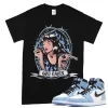 TeeVivo T-Shirt Match Air Jordan 1 Retro High OG University Blue God Daaamn – Air Jordan 1 Shirt, AJ1 Shirt