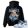 TeeVivo Hoodie Match Air Jordan 1 Retro High OG University Blue Trust no one – Air Jordan 1 Hoodie, AJ1 Hoodie