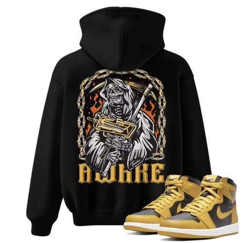 TeeVivo Hoodie Match Air Jordan 1 Retro High Pollen Awake – Air Jordan 1 Hoodie, AJ1 Hoodie