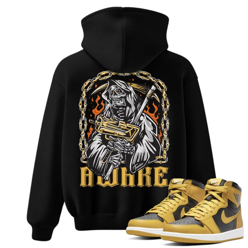 TeeVivo Hoodie Match Air Jordan 1 Retro High Pollen Awake – Air Jordan 1 Hoodie, AJ1 Hoodie
