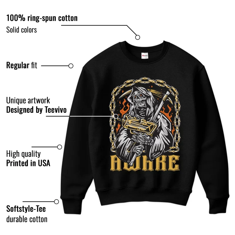 TeeVivo Sweatshirt Match Air Jordan 1 Retro High Pollen Awake – Air Jordan 1 Sweatshirt, AJ1 Sweatshirt