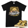 TeeVivo T-Shirt Match Air Jordan 1 Retro High Pollen Blessed – Air Jordan 1 Shirt, AJ1 Shirt