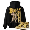 TeeVivo Hoodie Match Air Jordan 1 Retro High Pollen Break the rules – Air Jordan 1 Hoodie, AJ1 Hoodie
