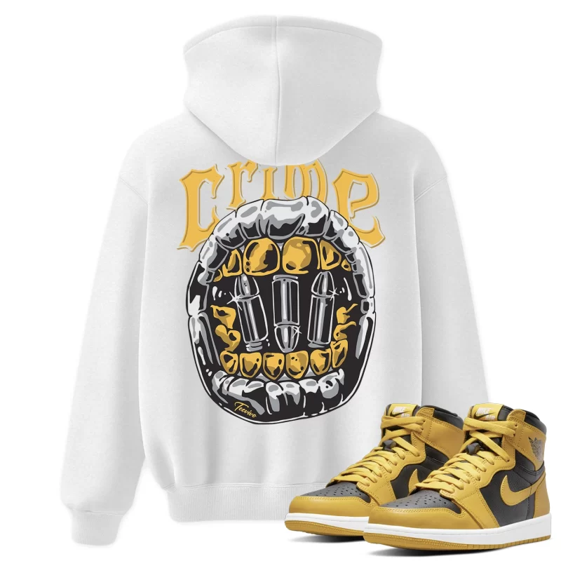 TeeVivo Hoodie Match Air Jordan 1 Retro High Pollen Crime – Air Jordan 1 Hoodie, AJ1 Hoodie