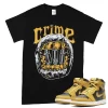 TeeVivo T-Shirt Match Air Jordan 1 Retro High Pollen Crime – Air Jordan 1 Shirt, AJ1 Shirt