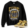 TeeVivo Sweatshirt Match Air Jordan 1 Retro High Pollen Crime – Air Jordan 1 Sweatshirt, AJ1 Sweatshirt