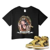 TeeVivo Crop Top Match Air Jordan 1 Retro High Pollen God Daaamn – Air Jordan 1 Crop Top, AJ1 Crop Top