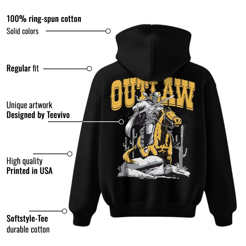TeeVivo Hoodie Match Air Jordan 1 Retro High Pollen Outlaw – Air Jordan 1 Hoodie, AJ1 Hoodie