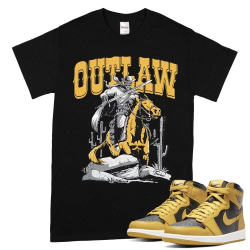 TeeVivo T-Shirt Match Air Jordan 1 Retro High Pollen Outlaw – Air Jordan 1 Shirt, AJ1 Shirt
