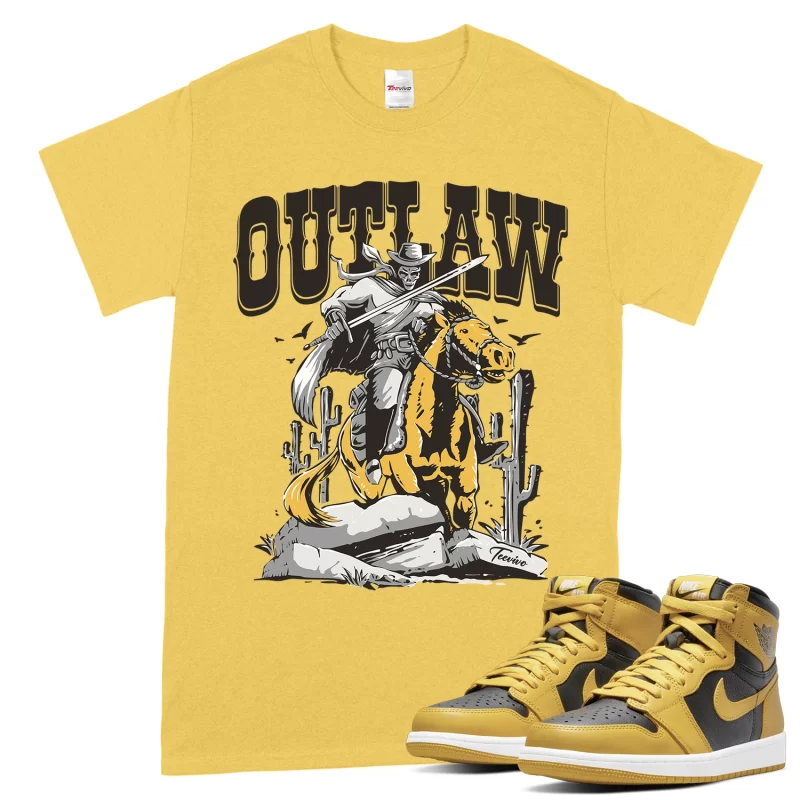 TeeVivo T-Shirt Match Air Jordan 1 Retro High Pollen Outlaw – Air Jordan 1 Shirt, AJ1 Shirt