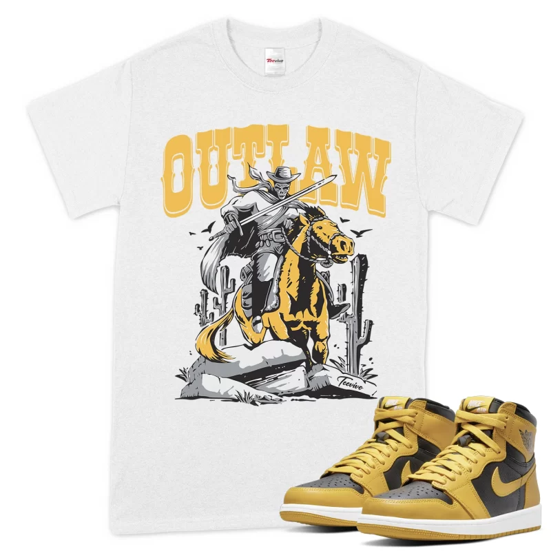 TeeVivo T-Shirt Match Air Jordan 1 Retro High Pollen Outlaw – Air Jordan 1 Shirt, AJ1 Shirt