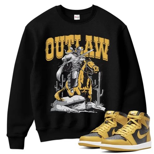 TeeVivo Sweatshirt Match Air Jordan 1 Retro High Pollen Outlaw – Air Jordan 1 Sweatshirt, AJ1 Sweatshirt