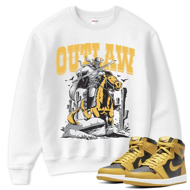 TeeVivo Sweatshirt Match Air Jordan 1 Retro High Pollen Outlaw – Air Jordan 1 Sweatshirt, AJ1 Sweatshirt