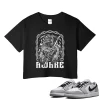 TeeVivo Crop Top Match Air Jordan 1 Retro Low OG Barons Awake – Air Jordan 1 Crop Top, AJ1 Crop Top