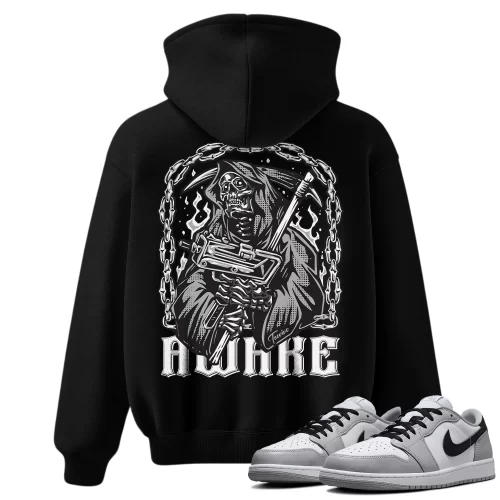 TeeVivo Hoodie Match Air Jordan 1 Retro Low OG Barons Awake – Air Jordan 1 Hoodie, AJ1 Hoodie