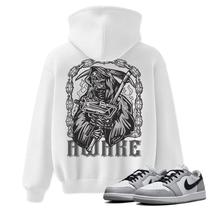 TeeVivo Hoodie Match Air Jordan 1 Retro Low OG Barons Awake – Air Jordan 1 Hoodie, AJ1 Hoodie