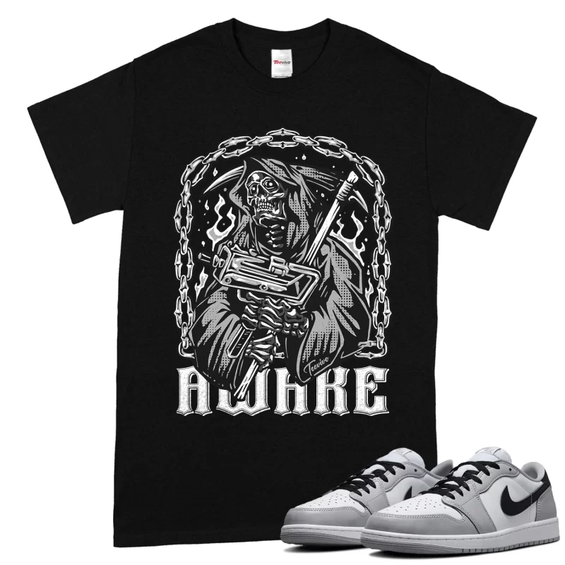 TeeVivo T-Shirt Match Air Jordan 1 Retro Low OG Barons Awake – Air Jordan 1 Shirt, AJ1 Shirt