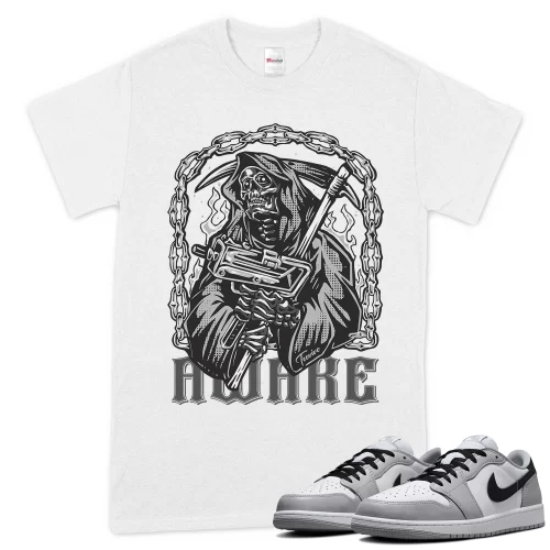 TeeVivo T-Shirt Match Air Jordan 1 Retro Low OG Barons Awake – Air Jordan 1 Shirt, AJ1 Shirt