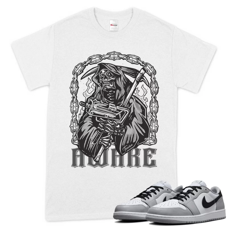 TeeVivo T-Shirt Match Air Jordan 1 Retro Low OG Barons Awake – Air Jordan 1 Shirt, AJ1 Shirt