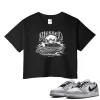 TeeVivo Crop Top Match Air Jordan 1 Retro Low OG Barons Blessed – Air Jordan 1 Crop Top, AJ1 Crop Top
