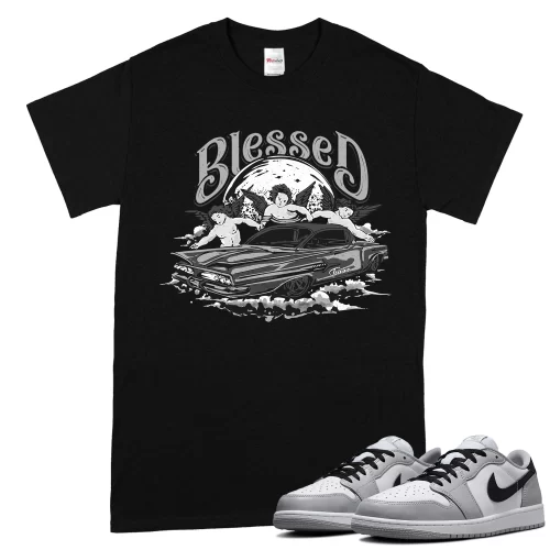 TeeVivo T-Shirt Match Air Jordan 1 Retro Low OG Barons Blessed – Air Jordan 1 Shirt, AJ1 Shirt