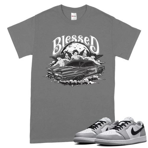 TeeVivo T-Shirt Match Air Jordan 1 Retro Low OG Barons Blessed – Air Jordan 1 Shirt, AJ1 Shirt