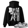 TeeVivo Hoodie Match Air Jordan 1 Retro Low OG Barons Break the rules – Air Jordan 1 Hoodie, AJ1 Hoodie