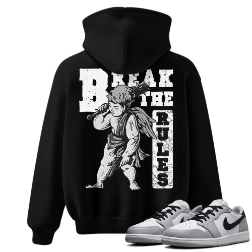 TeeVivo Hoodie Match Air Jordan 1 Retro Low OG Barons Break the rules – Air Jordan 1 Hoodie, AJ1 Hoodie