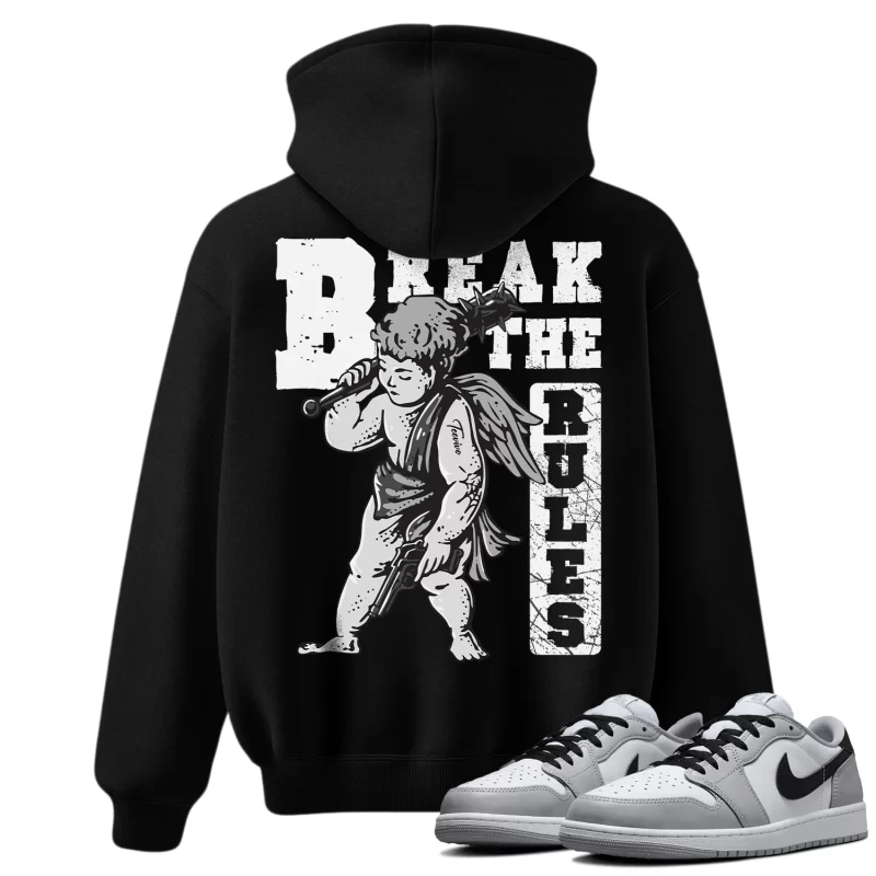 TeeVivo Hoodie Match Air Jordan 1 Retro Low OG Barons Break the rules – Air Jordan 1 Hoodie, AJ1 Hoodie