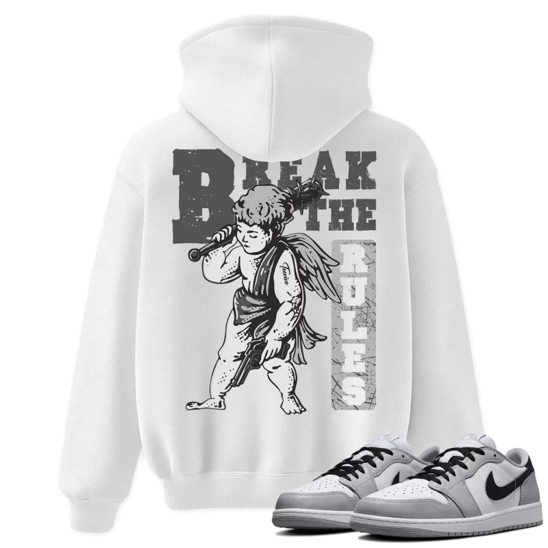 TeeVivo Hoodie Match Air Jordan 1 Retro Low OG Barons Break the rules – Air Jordan 1 Hoodie, AJ1 Hoodie