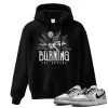 TeeVivo Hoodie Match Air Jordan 1 Retro Low OG Barons Burning the ground – Air Jordan 1 Hoodie, AJ1 Hoodie