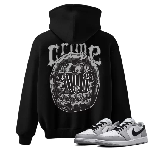 TeeVivo Hoodie Match Air Jordan 1 Retro Low OG Barons Crime – Air Jordan 1 Hoodie, AJ1 Hoodie