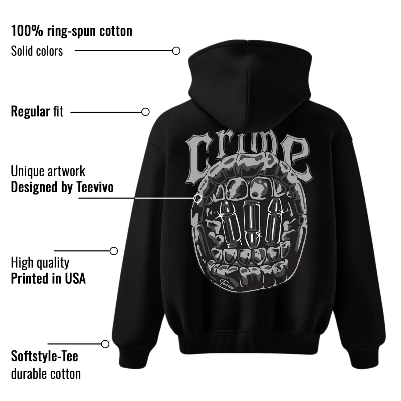TeeVivo Hoodie Match Air Jordan 1 Retro Low OG Barons Crime – Air Jordan 1 Hoodie, AJ1 Hoodie