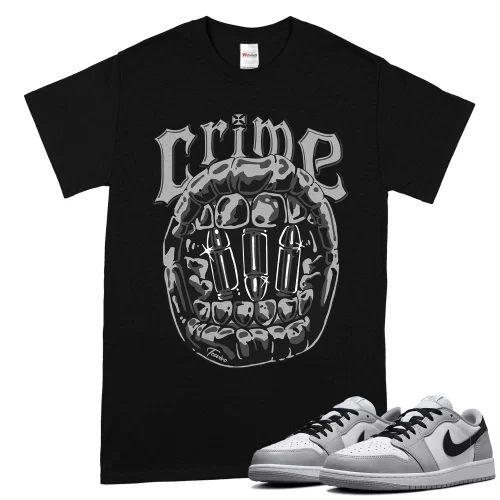 TeeVivo T-Shirt Match Air Jordan 1 Retro Low OG Barons Crime – Air Jordan 1 Shirt, AJ1 Shirt