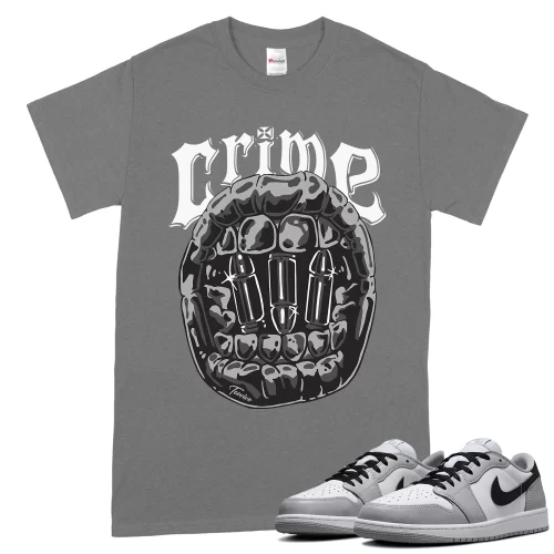 TeeVivo T-Shirt Match Air Jordan 1 Retro Low OG Barons Crime – Air Jordan 1 Shirt, AJ1 Shirt