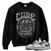 TeeVivo Sweatshirt Match Air Jordan 1 Retro Low OG Barons Crime – Air Jordan 1 Sweatshirt, AJ1 Sweatshirt
