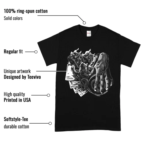 TeeVivo T-Shirt Match Air Jordan 1 Retro Low OG Barons Gambling – Air Jordan 1 Shirt, AJ1 Shirt
