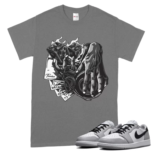 TeeVivo T-Shirt Match Air Jordan 1 Retro Low OG Barons Gambling – Air Jordan 1 Shirt, AJ1 Shirt