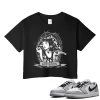 TeeVivo Crop Top Match Air Jordan 1 Retro Low OG Barons God Daaamn – Air Jordan 1 Crop Top, AJ1 Crop Top