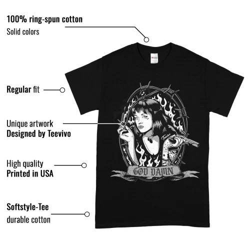 TeeVivo T-Shirt Match Air Jordan 1 Retro Low OG Barons God Daaamn – Air Jordan 1 Shirt, AJ1 Shirt