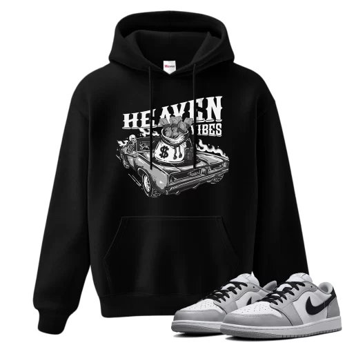 TeeVivo Hoodie Match Air Jordan 1 Retro Low OG Barons Heaven vibes – Air Jordan 1 Hoodie, AJ1 Hoodie