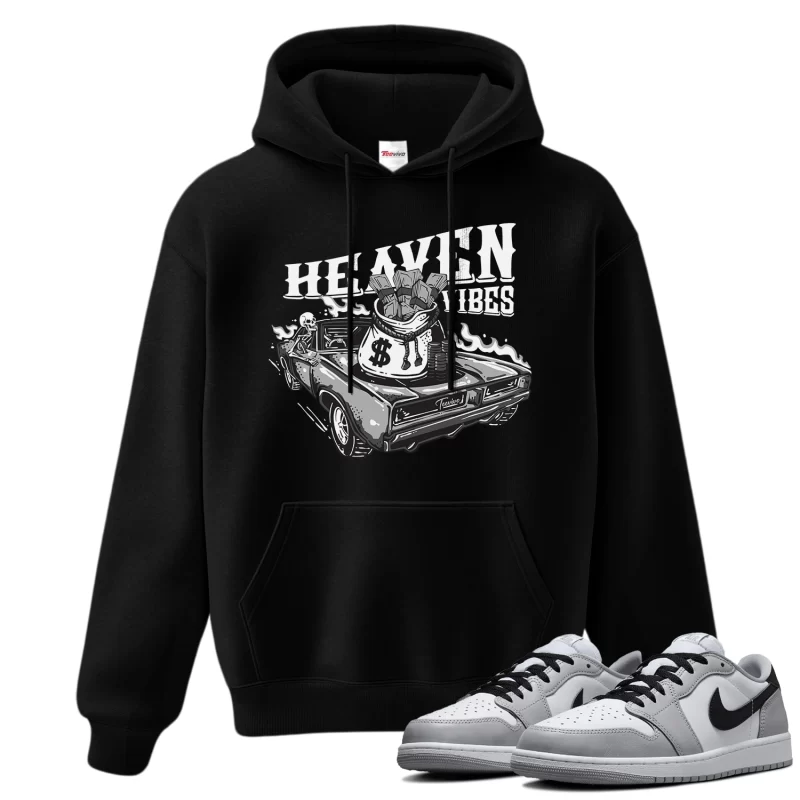 TeeVivo Hoodie Match Air Jordan 1 Retro Low OG Barons Heaven vibes – Air Jordan 1 Hoodie, AJ1 Hoodie