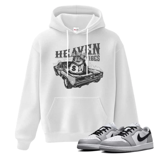TeeVivo Hoodie Match Air Jordan 1 Retro Low OG Barons Heaven vibes – Air Jordan 1 Hoodie, AJ1 Hoodie