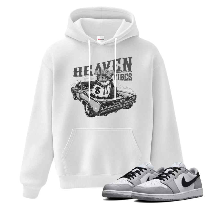 TeeVivo Hoodie Match Air Jordan 1 Retro Low OG Barons Heaven vibes – Air Jordan 1 Hoodie, AJ1 Hoodie