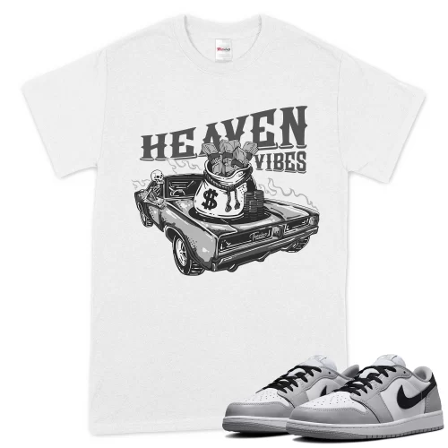 TeeVivo T-Shirt Match Air Jordan 1 Retro Low OG Barons Heaven vibes – Air Jordan 1 Shirt, AJ1 Shirt